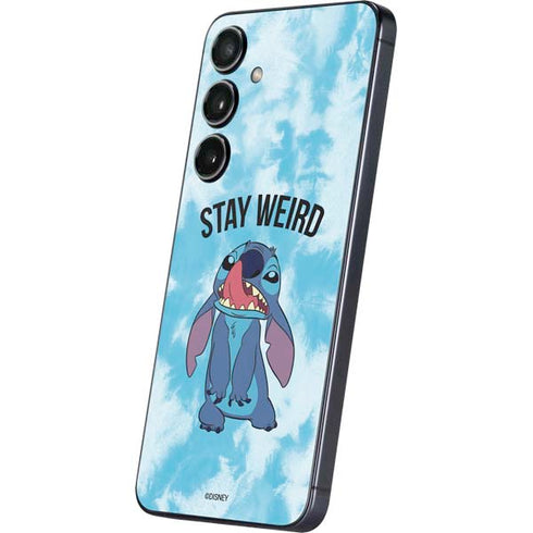 Disney Lilo and Stitch Stay Weird Galaxy S25 Skin